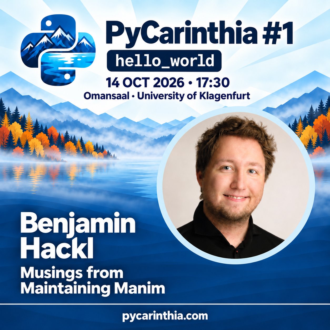Speaker card for Benjamin Hackl