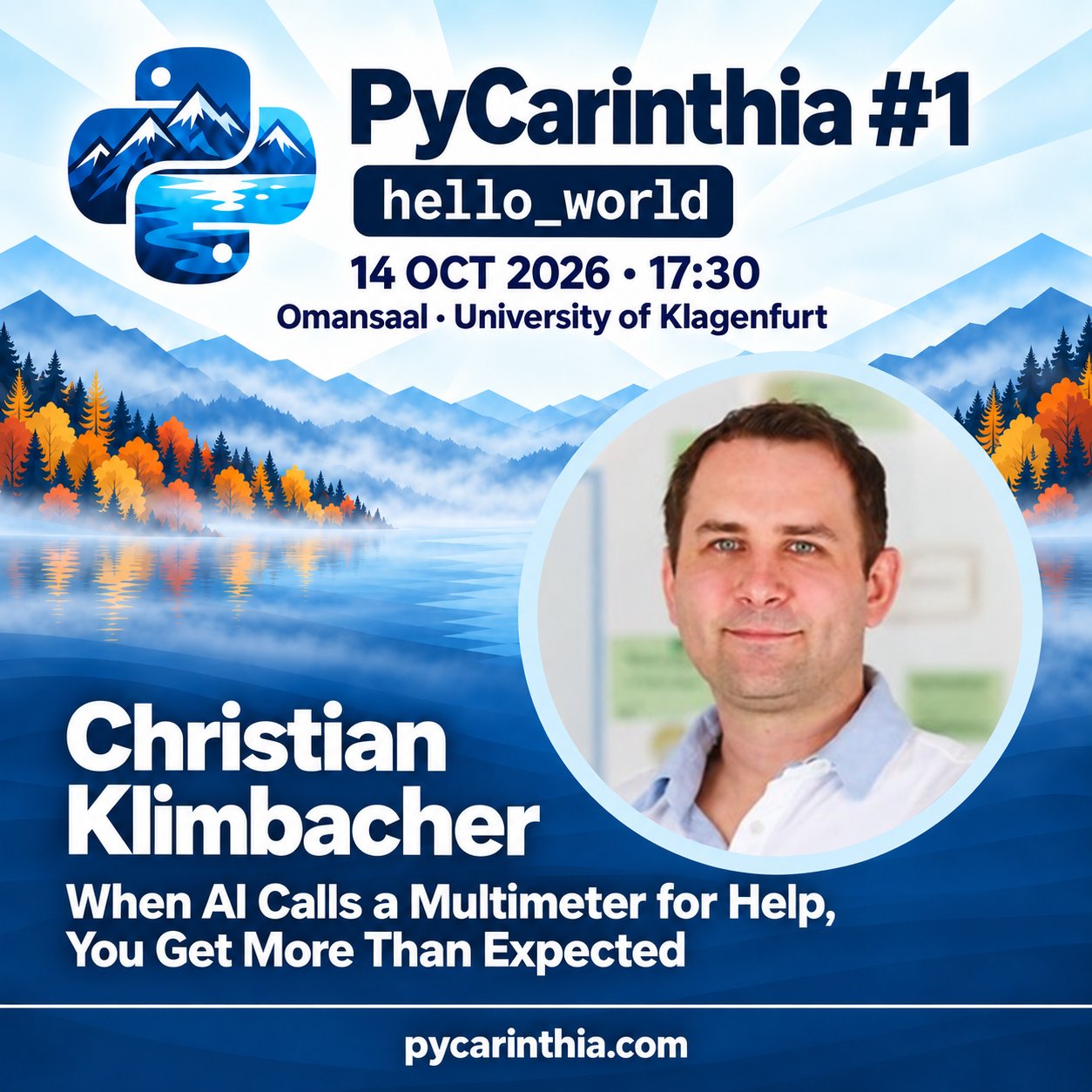 Speaker card for Christian Klimbacher
